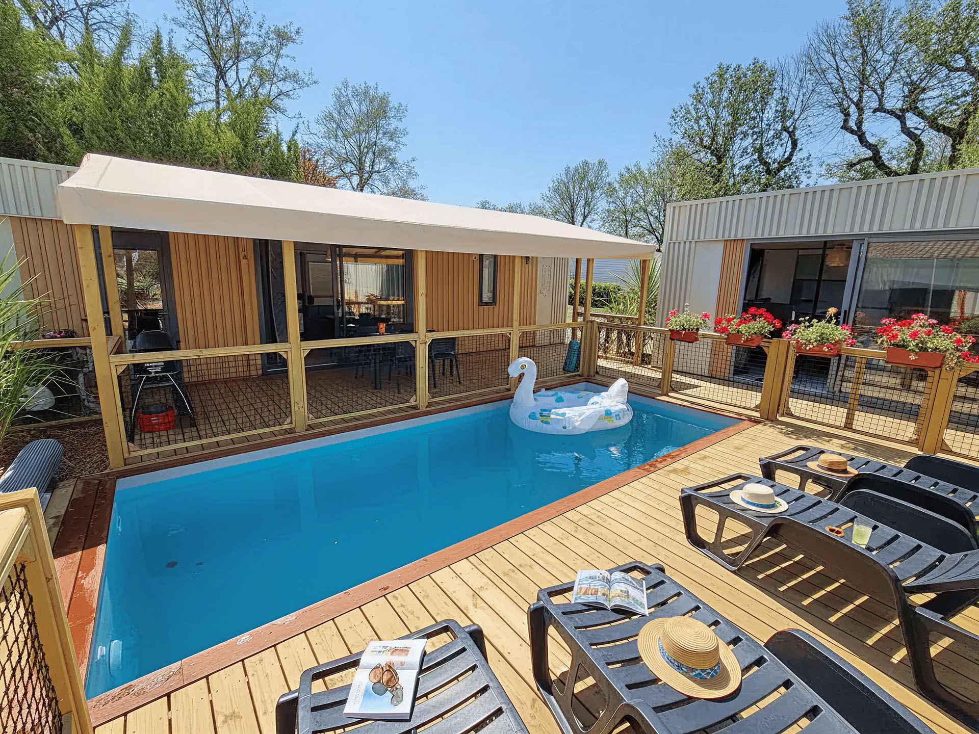 hebergements cottage aqua suite camping des 2 plages