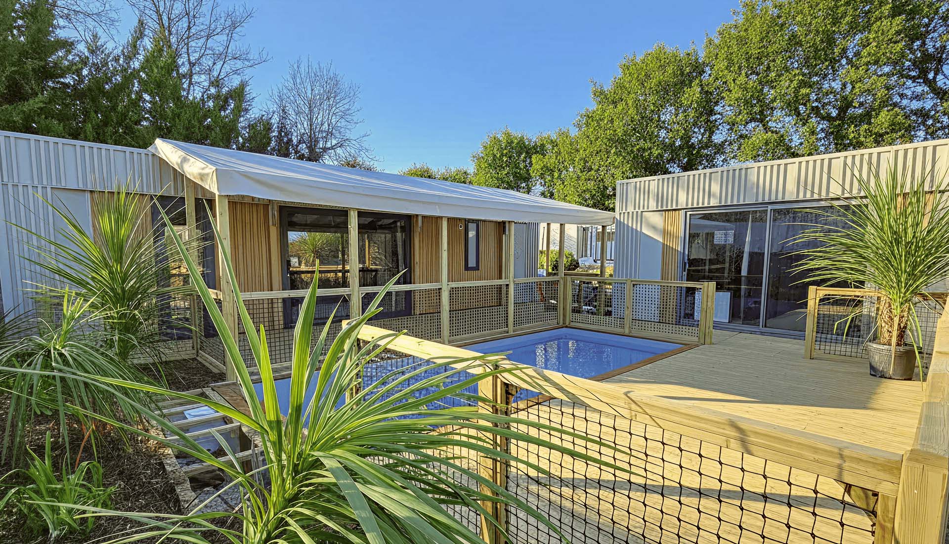 location cottage aqua suite camping des 2 plages