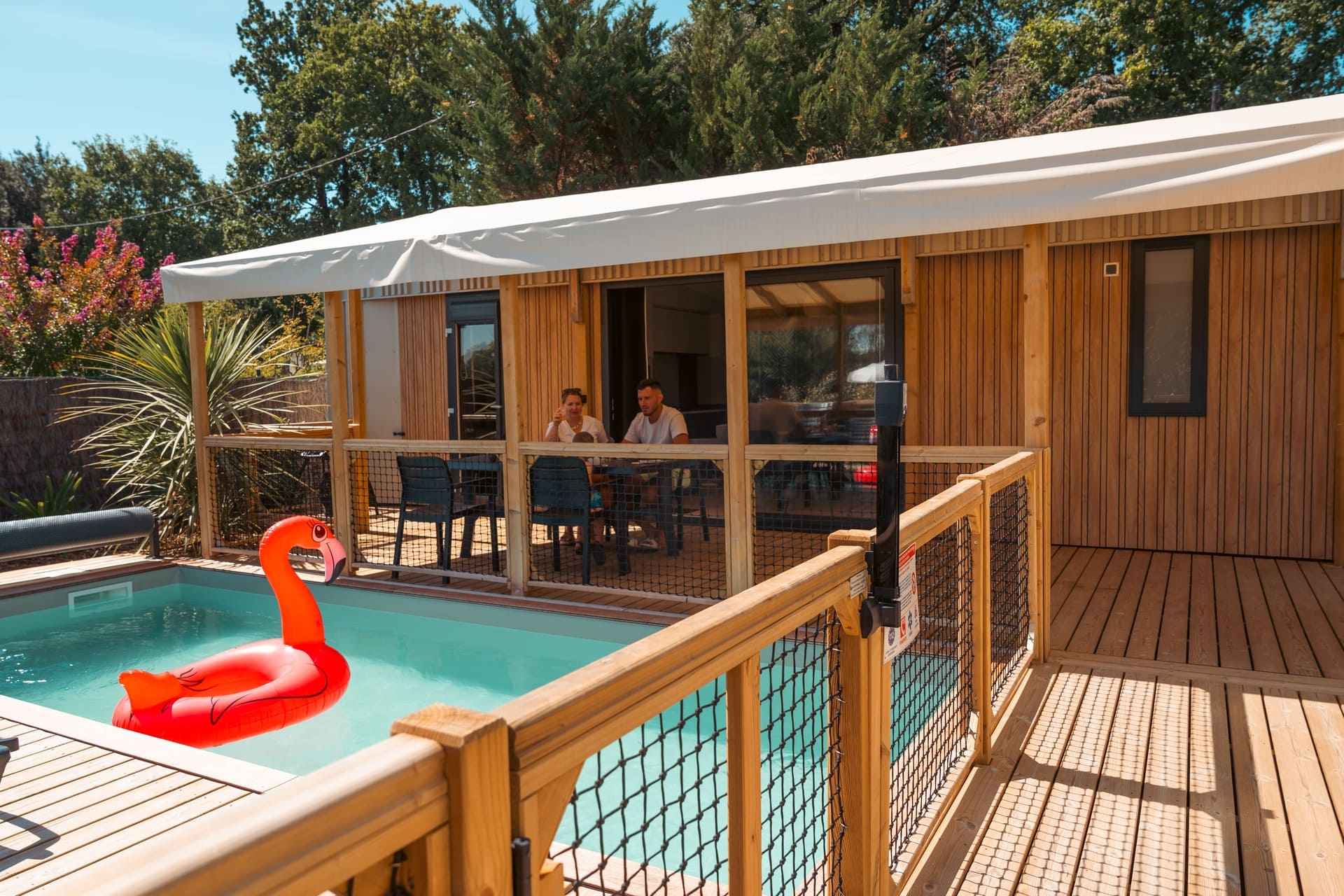 location mobil home luxe royan camping des 2 plages