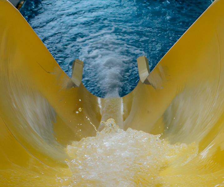 toboggan piscine